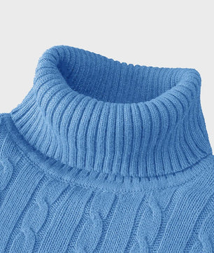 Heren Gebreide Coltrui - Slim Fit Winter Pullover