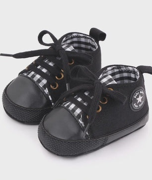 Babyschoenen Canvas Sneakers - Eerste Stapjes Schoentjes met Zachte Zool