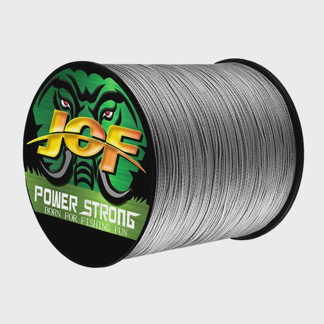 JOF 4 Strands Gevlochten Vislijn - Sterk, Duurzaam PE Multifilament (100M/300M)
