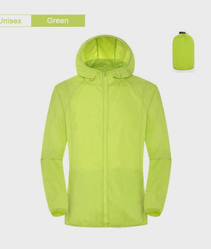 Unisex Waterdichte Outdoor Jas - Lichtgewicht Windjack met UV Bescherming