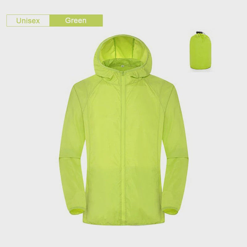 Unisex Waterdichte Outdoor Jas - Lichtgewicht Windjack met UV Bescherming