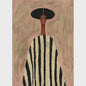 Abstract Afrikaanse Vrouwen Poster Canvas Schilderij - Etnisch Hedendaags Woondecoratie