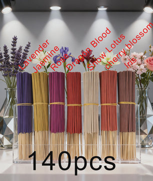 140 Geurkaarsen (7 Sets) - Diverse Aroma's voor Ontspanning en Sfeer