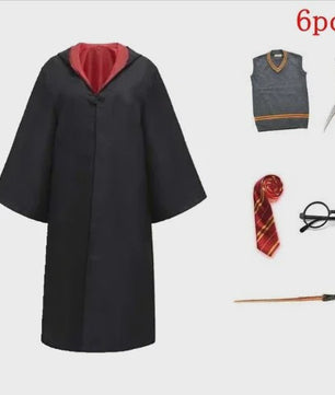 Harry Potter Cosplay Kostuum Set - Volwassenen & Kinderen - Gryffindor & Slytherin