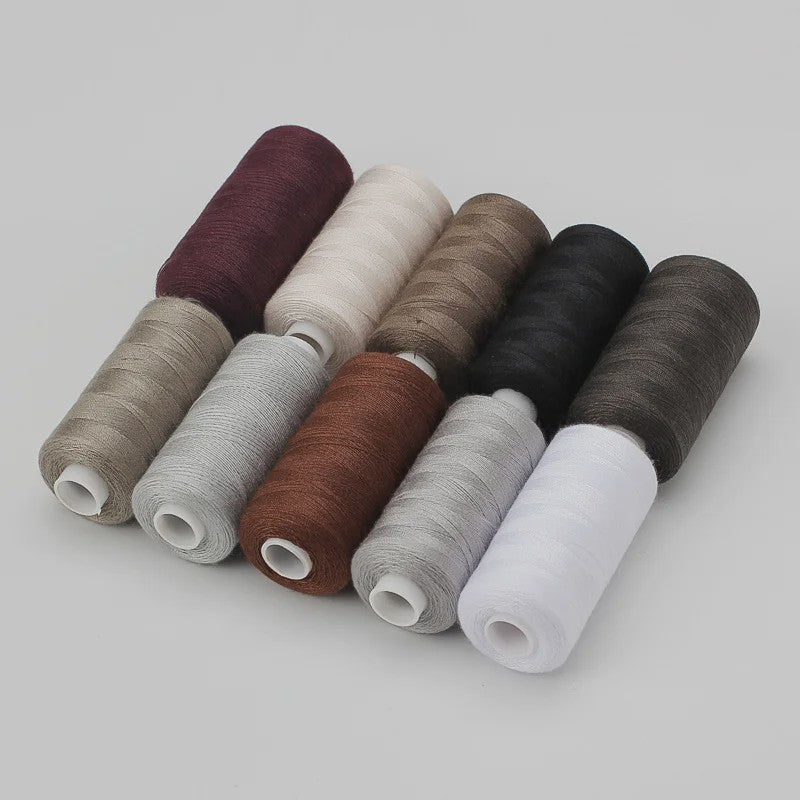 10 Rollen Polyester Naaigaren 402 - 400 Yards - Voor Hand & Machine