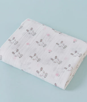 Zachte Katoenen Baby Swaddle Deken - 2 Laags Muslin, Sneldrogend & Ademend