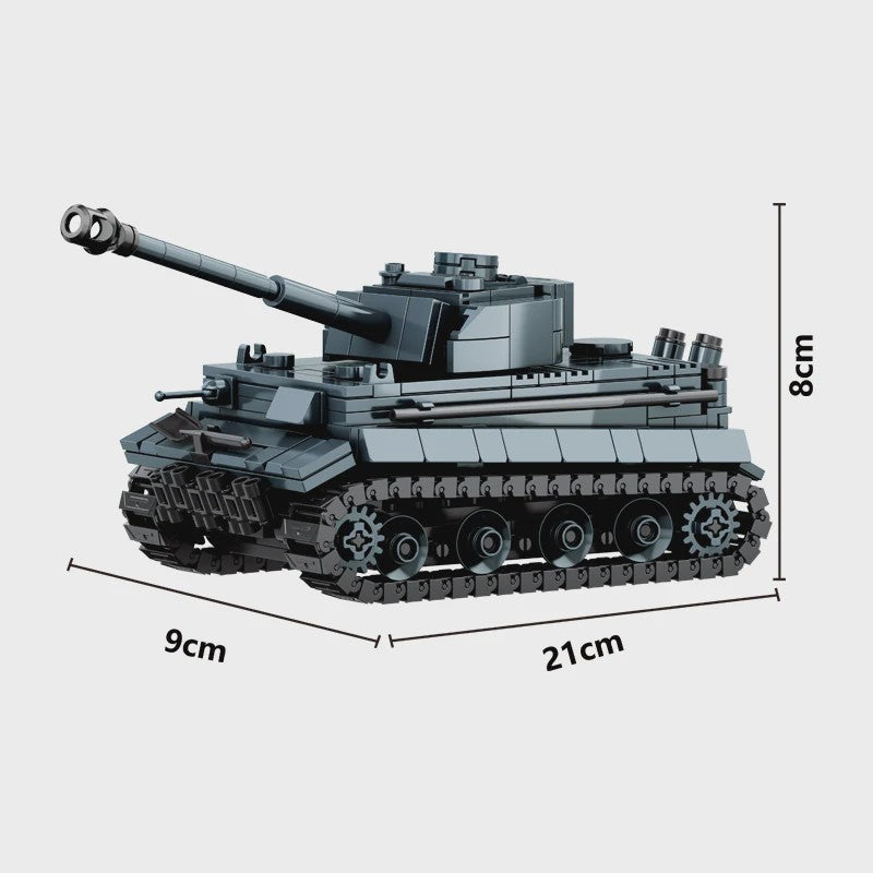 Bouwstenen Militair Voertuig & Tank - Leerzaam Speelgoed voor Kinderen