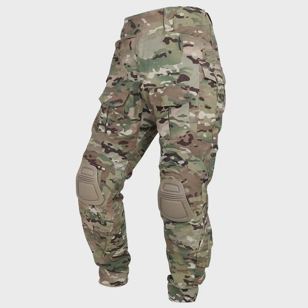 Tactisch Uniform Set: G3 Combat Shirt & Cargo Broek met Kniebeschermers - Heren