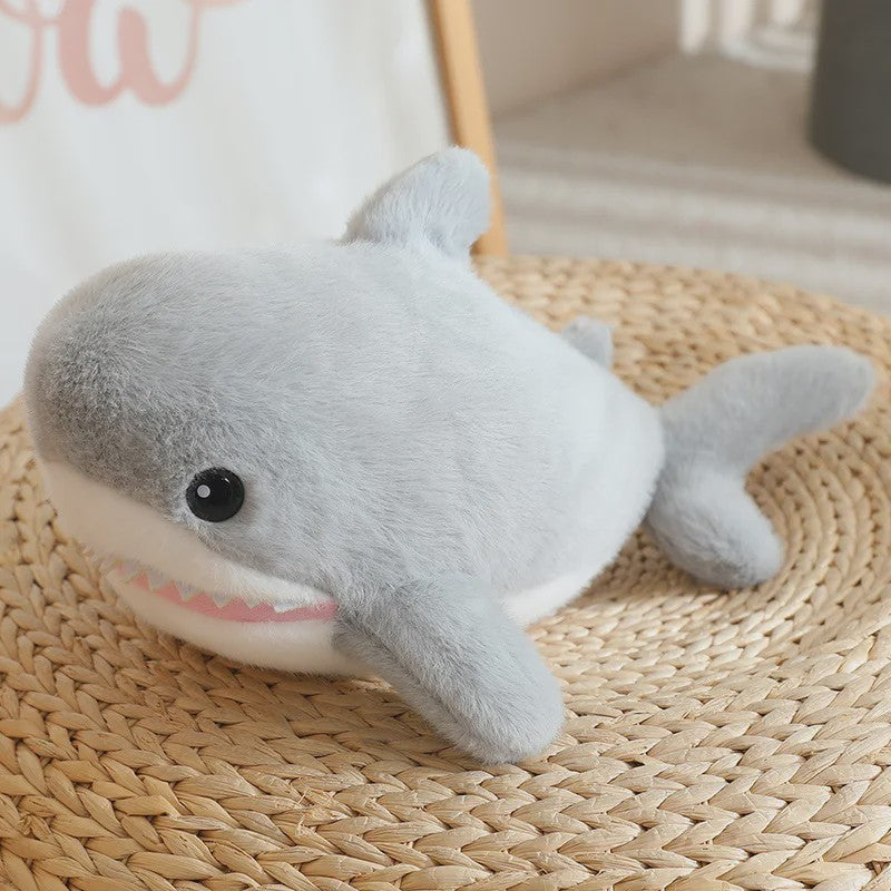 Kawaii Pluche Dieren Knuffels: Walvis, Dolfijn, Haai & Zeehond - 28cm
