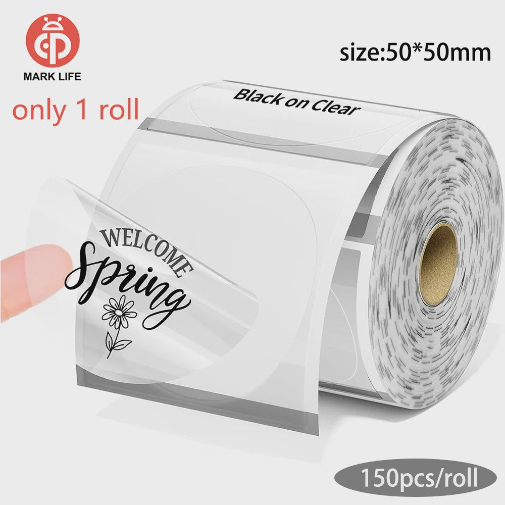 Marklife P50 Protable Thermische Label Printer - Draadloos, Bluetooth, Zelfklevend voor Kantoor & Keuken