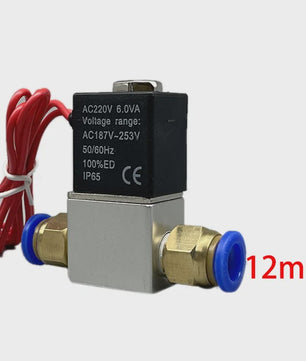 Elektrische Solenoïde Klep 12V/24V/220V - 2/2 Weg Normaal Gesloten - 6mm/8mm Slangaansluiting