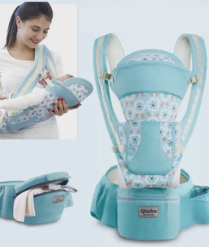 Ergonomische Baby Draagzak met Heupzitje - Multifunctioneel & Comfortabel