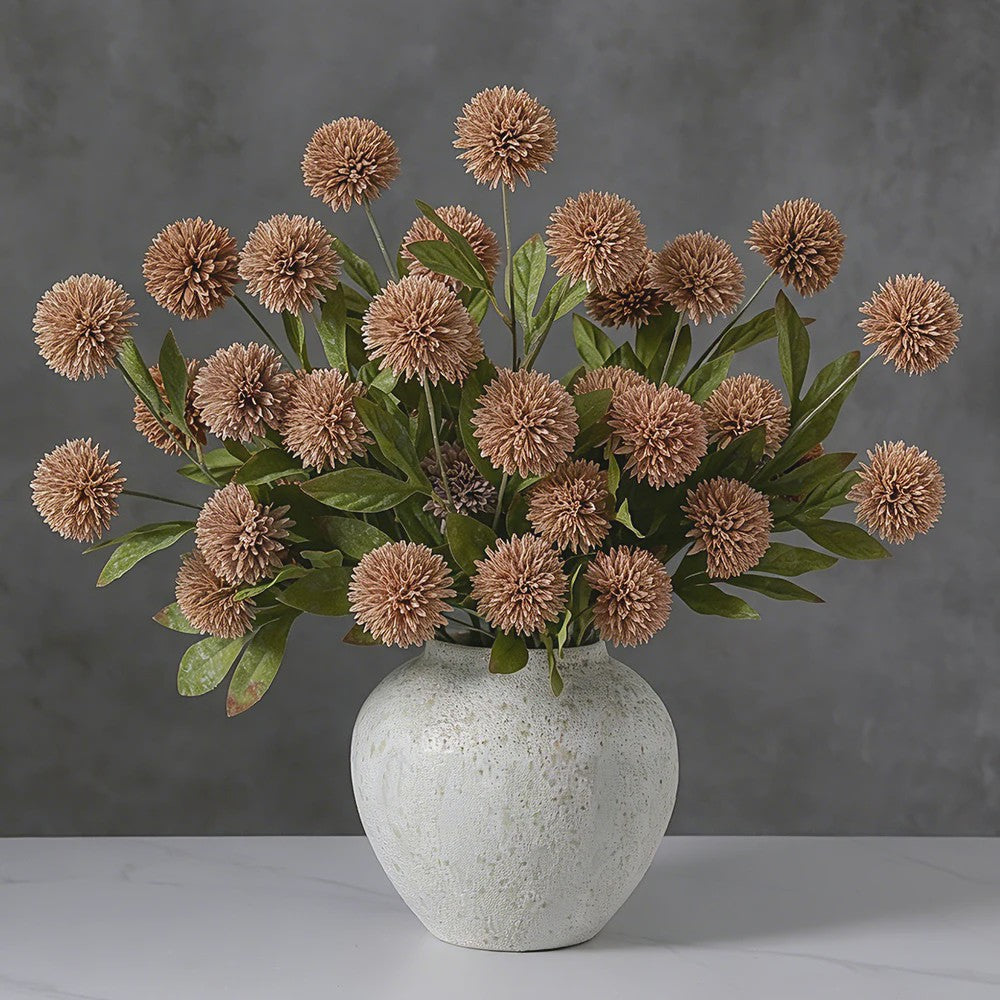 Zijden Kunstbloemen Stelen (70cm) - 4 Bloemhoofden Daisy/Paardenbloem voor Decoratie