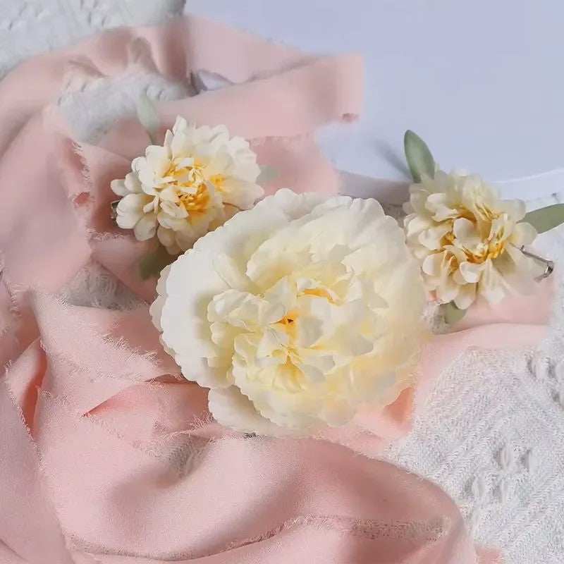 Mix van Zijden Kunstbloemen: Rozen & Meer voor Bruiloft, Huisdecoratie & DIY Knutselen
