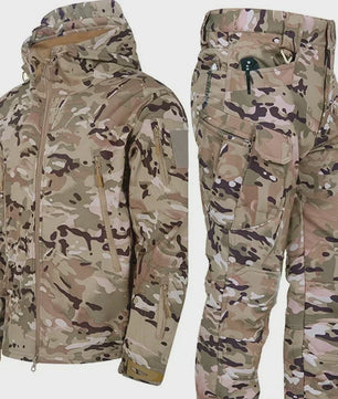 Tactisch Camouflage Heren Set - Waterdicht & Warm voor Buitenactiviteiten