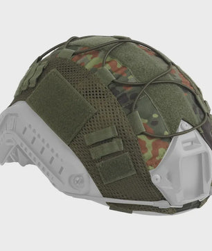 Tactische Helm Cover met Elastisch Koord voor Fast Helm - Airsoft & Paintball Camouflage