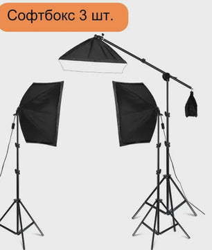 Professionele Softbox Verlichtingskit 50x70CM met LED Lamp - Continu Licht Systeem