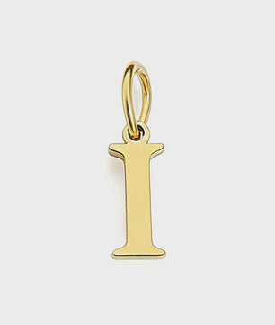 Gouden Initiaal Bedel - Roestvrij Staal - DIY Ketting Bedeltje A-Z
