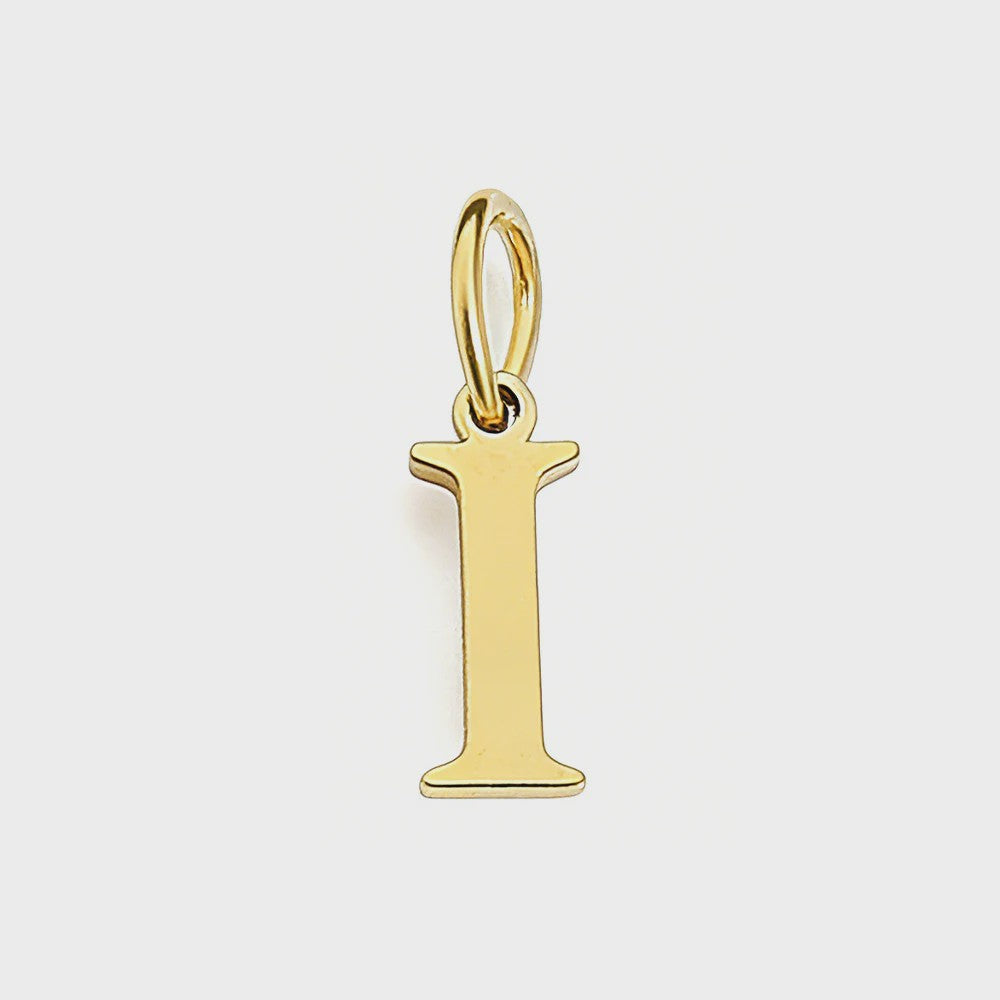 Gouden Initiaal Bedel - Roestvrij Staal - DIY Ketting Bedeltje A-Z