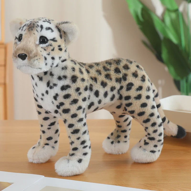Realistische Pluche Dieren Knuffels - Tijger, Leeuw & Luipaard - Zacht Speelgoed & Decoratie