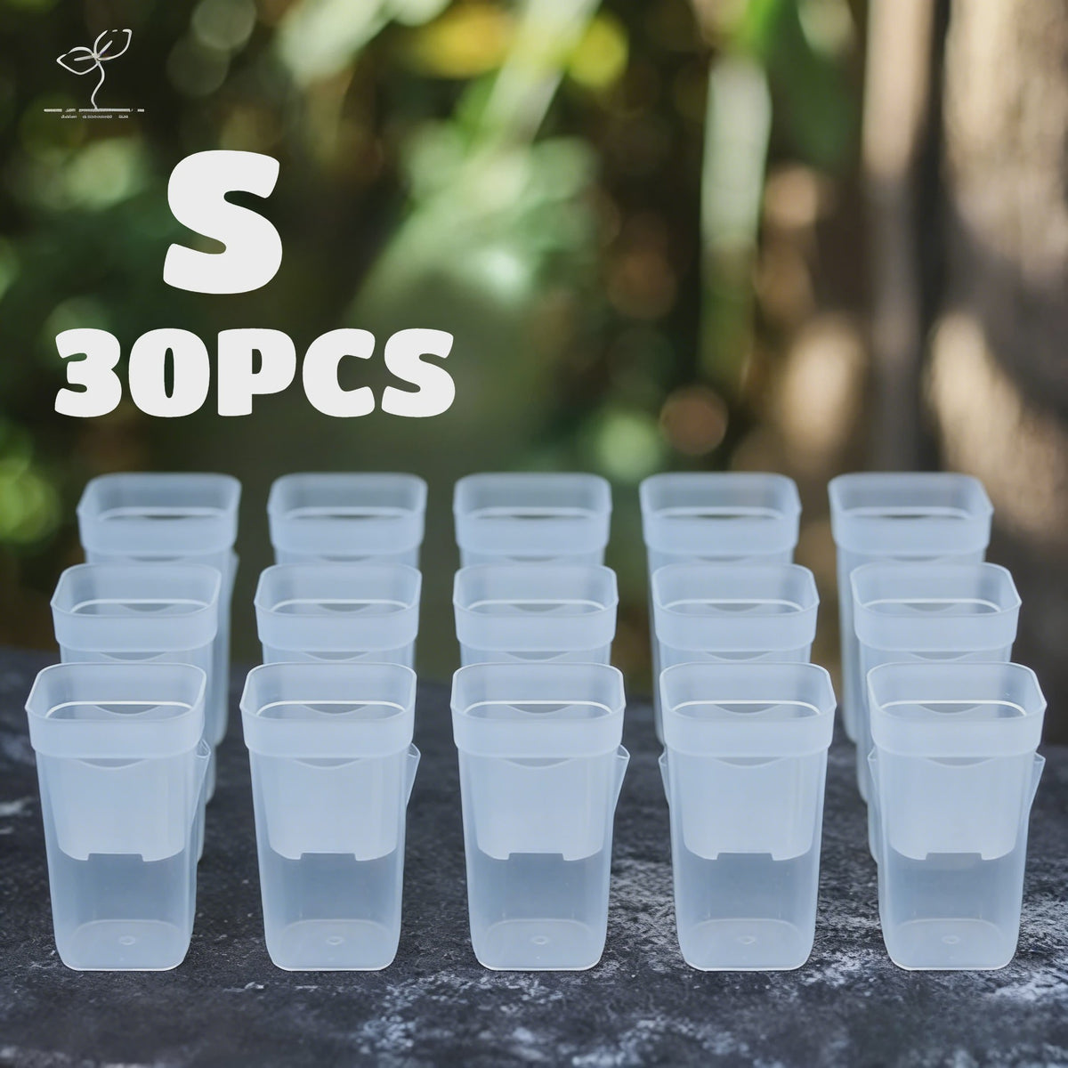 15x Zelfwaterende Plantenpotjes - Mini Kweekpotten met Reservoir