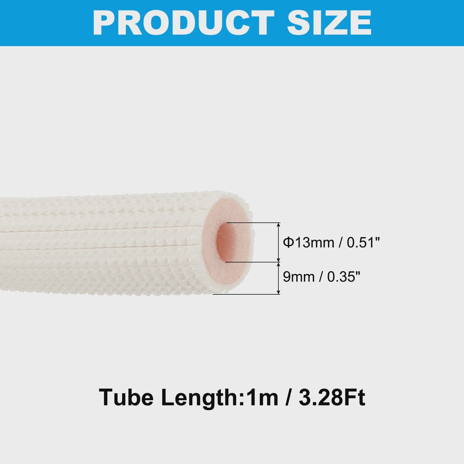 Isolatieschuim Buizen voor Airconditioner Leidingen - Warmte- en Koudeisolatie (1/2/3 Meter)