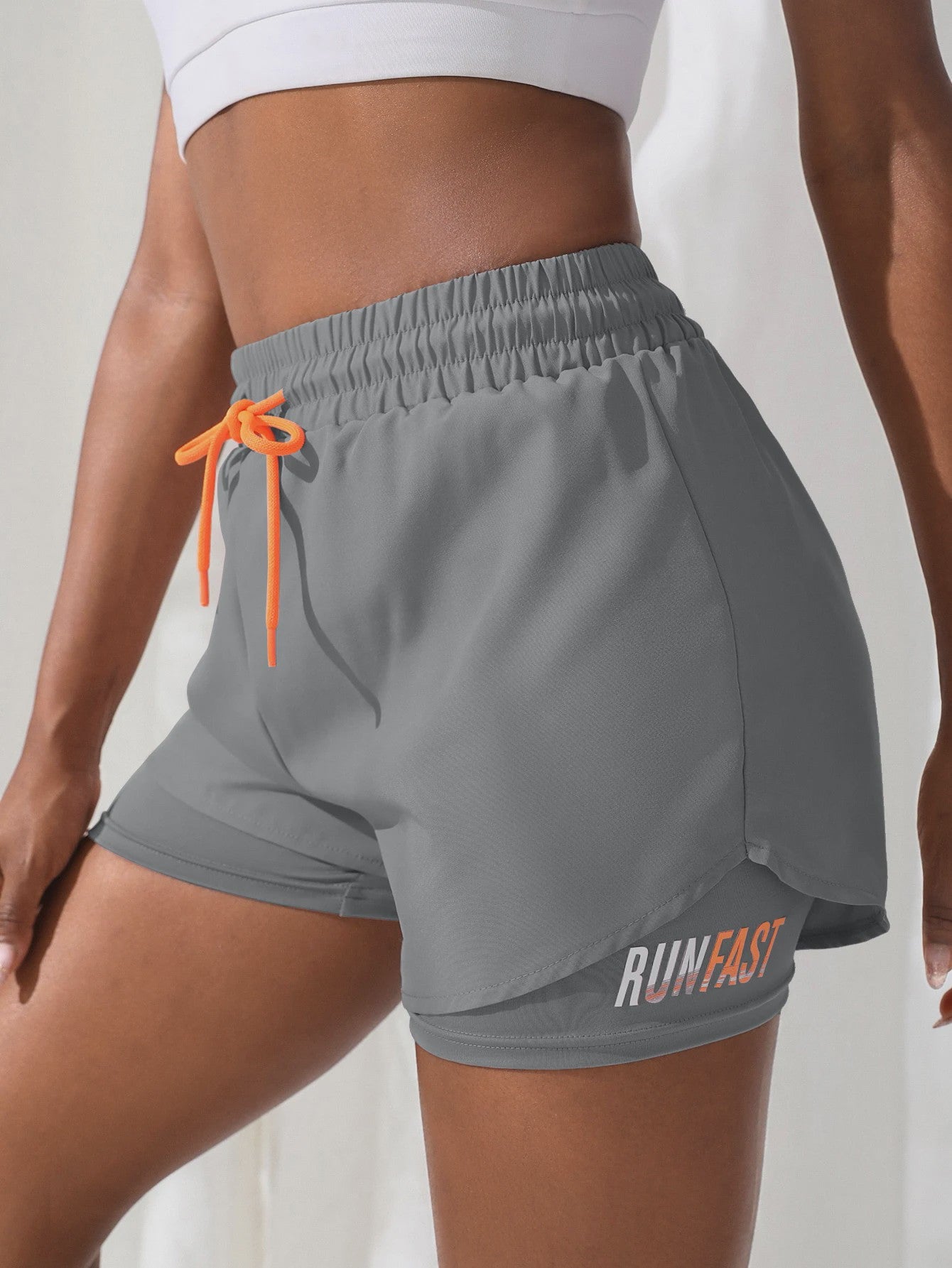 Dames High Waist Yoga Shorts met Ingebouwde Legging - Comfort & Stijl voor Sport