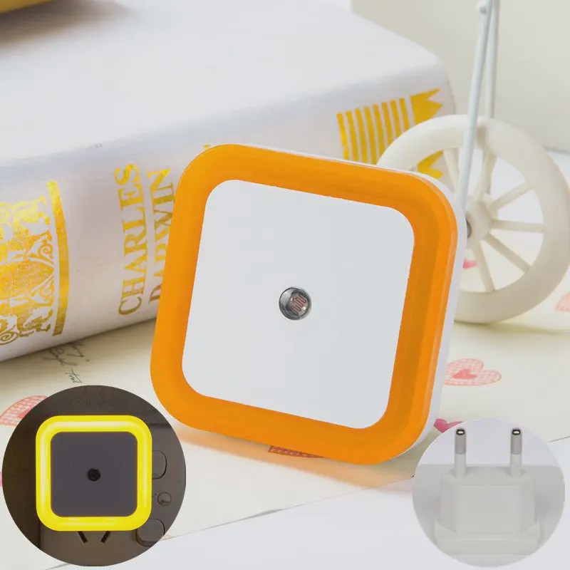 Draadloos LED Nachtlampje met Sensor - Mini Stekkerlampje voor Kinderkamer, Slaapkamer & Woonkamer
