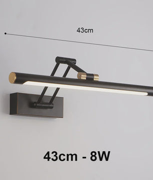 Moderne LED Spiegel Lamp - Wandlamp Badkamer/Slaapkamer - 43cm/58cm