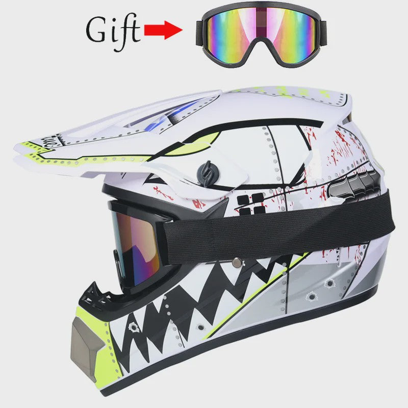 Off-Road Motorcross Helm voor Kinderen & Jongeren - Veilig & Stijlvol