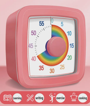 Visuele Timer 60 Minuten - Kinderen & Studenten - Zelfdiscipline & Tijdsmanagement