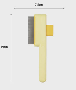 Zelfreinigende Hondentondeuse met één knop - Efficiënte Huisdier Haarverwijderaar & Borstel