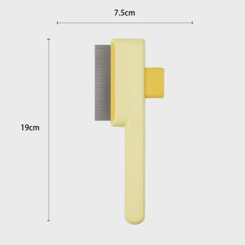 Zelfreinigende Hondentondeuse met één knop - Efficiënte Huisdier Haarverwijderaar & Borstel