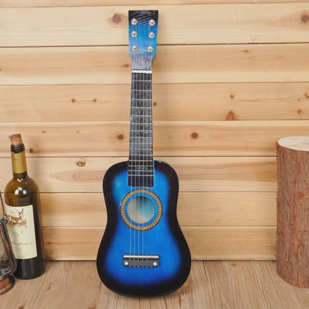 21-Inch Kinderklassieke Gitaar - Massief Hout, Hoge Klankkwaliteit, Kleurrijk Instrument Speelgoed