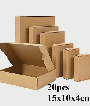 Set van 10 of 20 Bruine Kartonnen Verzenddozen & Mailers - Stevig Kraftpapier