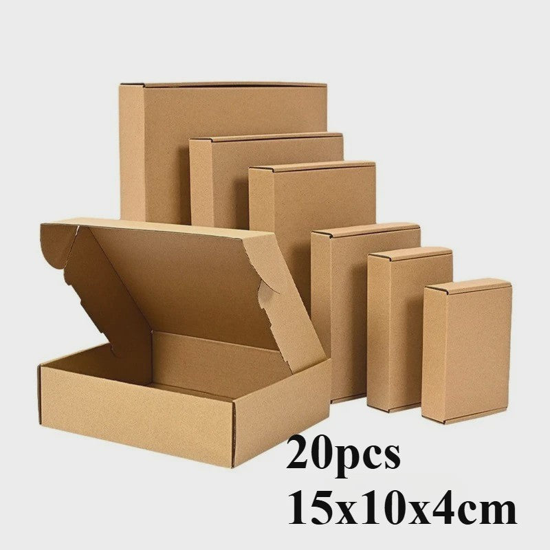 Set van 10 of 20 Bruine Kartonnen Verzenddozen & Mailers - Stevig Kraftpapier