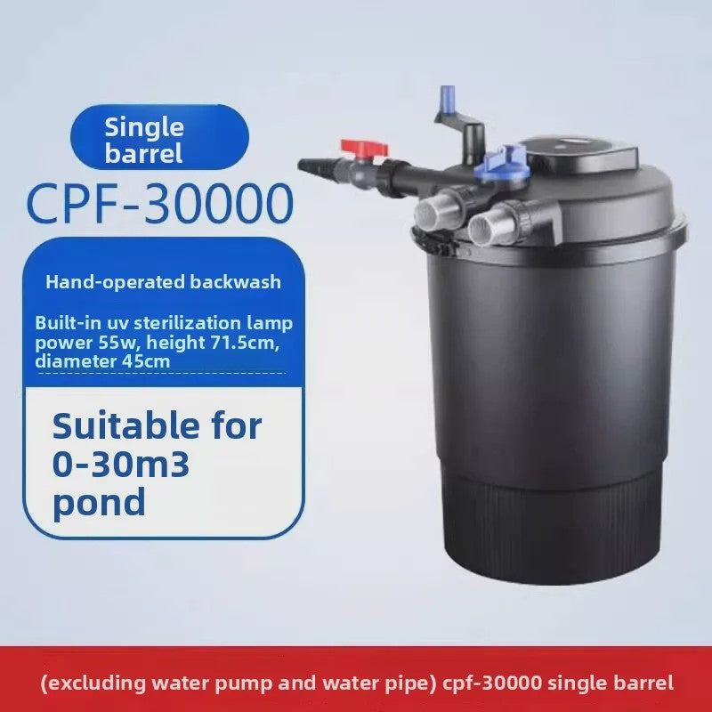 SUNSUN CPA Visvijver Filter Systeem met UV-lamp - Krachtige Watercirculatie voor Koi Vijvers