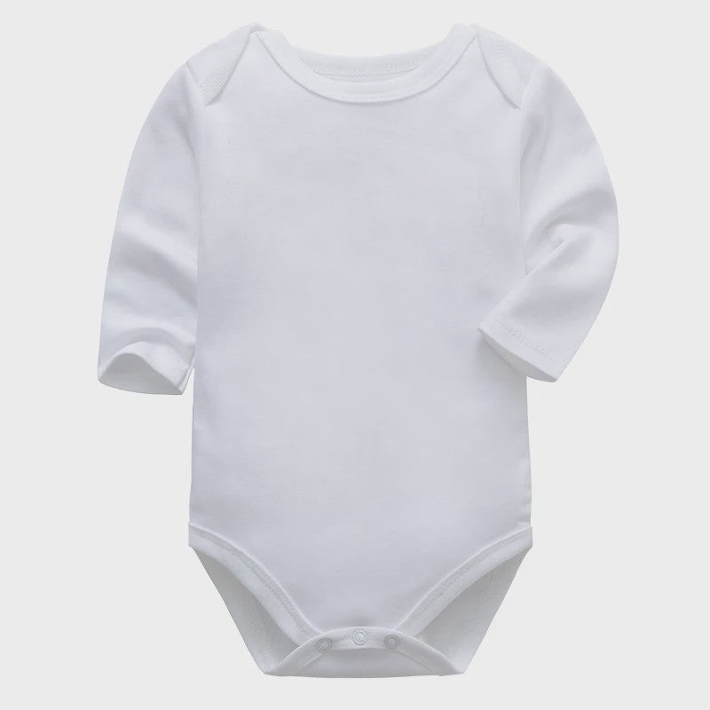 Katoenen Newborn Pyjama met Voetjes en Ritssluiting - Romper voor Jongens en Meisjes (0-12 Maanden)