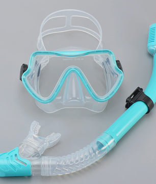 Professionele Duikbril en Snorkel Set voor Volwassenen - Panoramisch Gehard Glas
