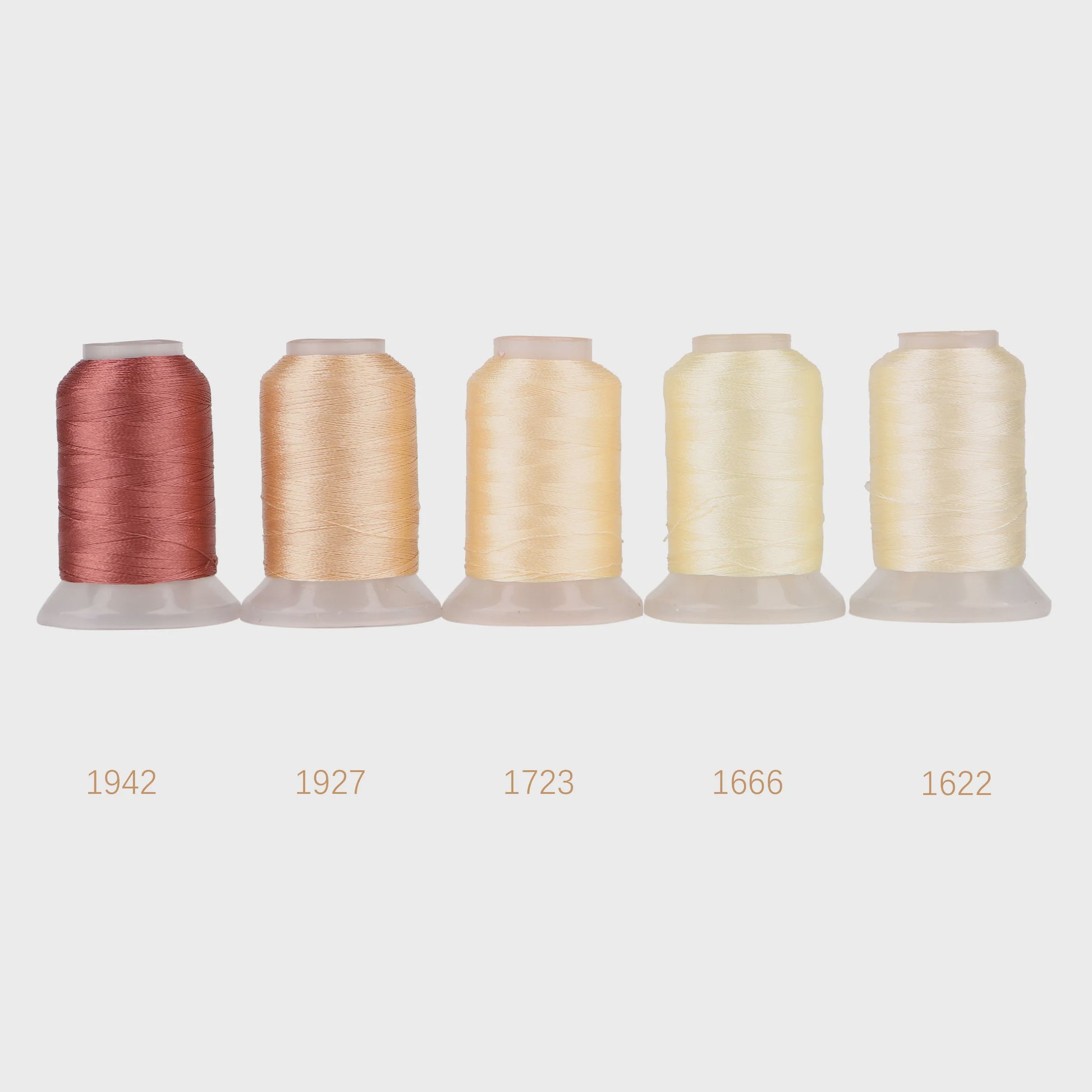 80 Kleuren Premium Polyester Borduurzijde Set - 500M Spoelen voor Huisborduurmachines
