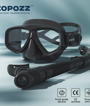 COPOZZ Professioneel Duikmasker & Snorkelset - Anti-condens, Gehard Glas