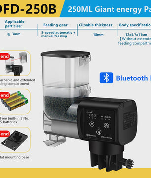 Jebao Jecod Automatische Aquarium Voederautomaat met Digitale Timer & Afstandsbediening