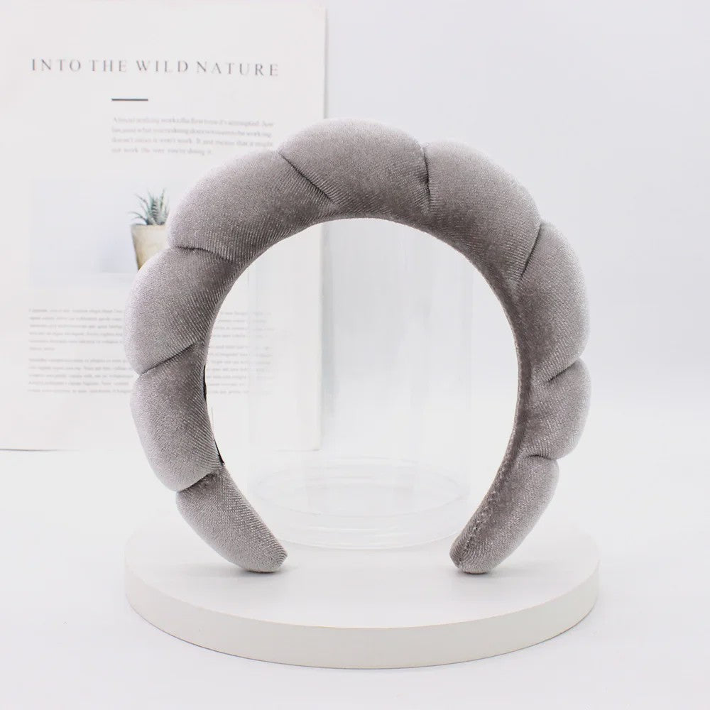 Luxe Velours Make-up Hoofdband - Comfortabel voor Gezichtswas & Huidverzorging