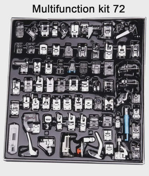 Uitgebreide Set Naaimachine Voetjes (11-82 Stuks) - Multifunctioneel voor Diverse Stijlen