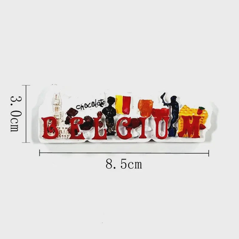 België Koelkastmagneet - Souvenir & Decoratie voor de Keuken