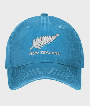 New Zealand All Blacks Unisex Baseball Cap - Vintage Denim Rugby Pet