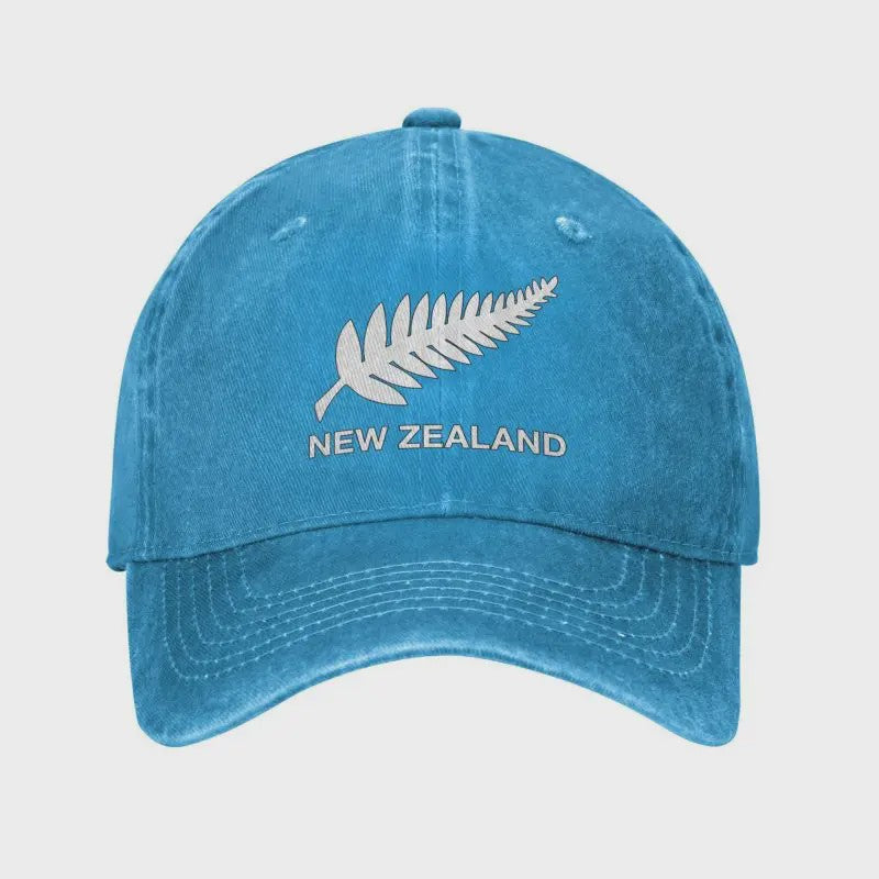 New Zealand All Blacks Unisex Baseball Cap - Vintage Denim Rugby Pet