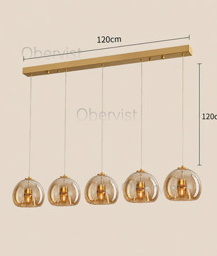 Moderne Glazen Hanglamp - Stijlvol Design voor Woonkamer, Eetkamer & Keuken