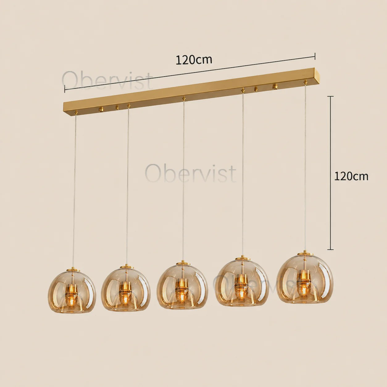 Moderne Glazen Hanglamp - Stijlvol Design voor Woonkamer, Eetkamer & Keuken