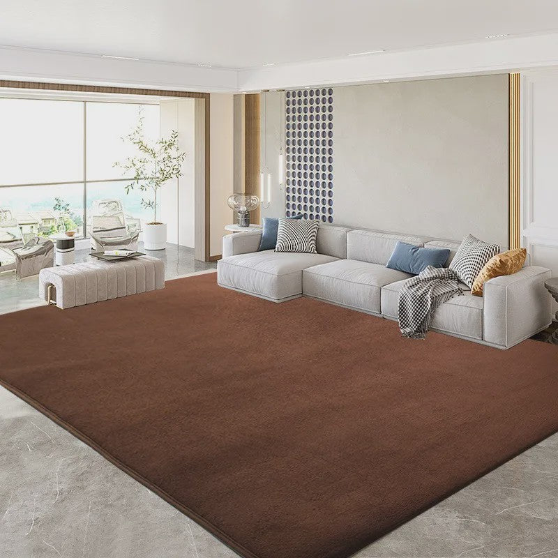 Zacht Coral Fleece Vloerkleed Grijs - Comfortabel voor Woonkamer, Slaapkamer & Kinderkamer